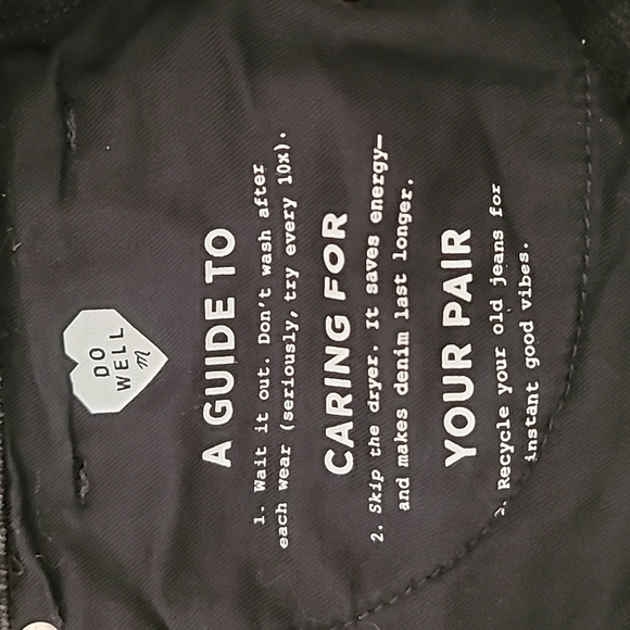 Madewell Rigid Denim A-Line Mini Skirt in Lunar Wash: Cutout Edition Size 26 - Picture 12 of 15